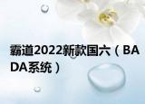 霸道2022新款国六（BADA系统）