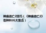 神庙逃亡2技巧（《神庙逃亡2》各种BUG大集合）