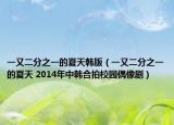 一又二分之一的夏天韩版（一又二分之一的夏天 2014年中韩合拍校园偶像剧）