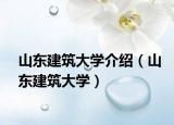 山东建筑大学介绍（山东建筑大学）