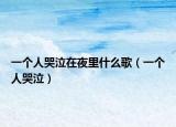 一个人哭泣在夜里什么歌（一个人哭泣）