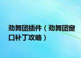 劲舞团插件（劲舞团窗口补丁攻略）