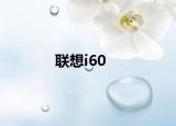 联想i60