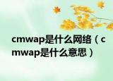 cmwap是什么网络（cmwap是什么意思）