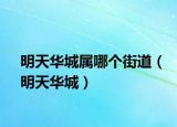 明天华城属哪个街道（明天华城）