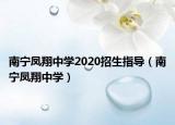 南宁凤翔中学2020招生指导（南宁凤翔中学）