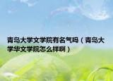 青岛大学文学院有名气吗（青岛大学华文学院怎么样啊）