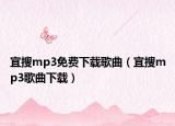 宜搜mp3免费下载歌曲（宜搜mp3歌曲下载）