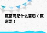 赢富网是什么意思（赢富网）