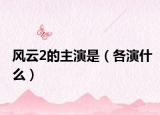 风云2的主演是（各演什么）