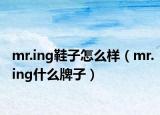 mr.ing鞋子怎么样（mr.ing什么牌子）