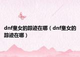 dnf皇女的踪迹在哪（dnf皇女的踪迹在哪）