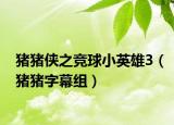 猪猪侠之竞球小英雄3（猪猪字幕组）