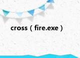 cross（fire.exe）