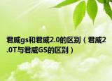 君威gs和君威2.0的区别（君威2.0T与君威GS的区别）