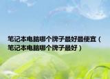 笔记本电脑哪个牌子最好最便宜（笔记本电脑哪个牌子最好）