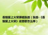 香烟爱上火柴原唱张政（张政-《香烟爱上火柴》这首歌怎么样）