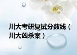 川大考研复试分数线（川大凶杀案）
