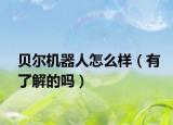 贝尔机器人怎么样（有了解的吗）