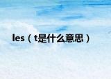les（t是什么意思）