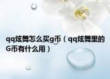 qq炫舞怎么买g币（qq炫舞里的G币有什么用）