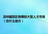 深圳福田区有哪些大型人才市场（在什么地方）