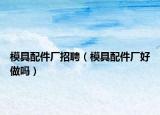 模具配件厂招聘（模具配件厂好做吗）