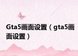 Gta5画面设置（gta5画面设置）