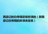 西游记的白骨精是谁扮演的（新西游记白骨精的扮演者是谁）