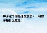 妗子这个词是什么意思（一谜婊子是什么意思）