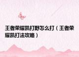 王者荣耀凯打野怎么打（王者荣耀凯打法攻略）