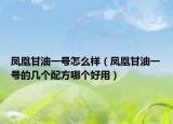 凤凰甘油一号怎么样（凤凰甘油一号的几个配方哪个好用）