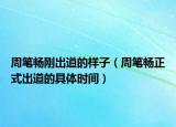 周笔畅刚出道的样子（周笔畅正式出道的具体时间）