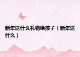 新年送什么礼物给孩子（新年送什么）
