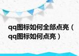 qq图标如何全部点亮（qq图标如何点亮）