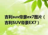 吉利suv帝豪ex7图片（吉利SUV帝豪EX7）