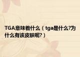 TGA意味着什么（tga是什么?为什么有该皮肤呢?）