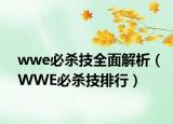 wwe必杀技全面解析（WWE必杀技排行）