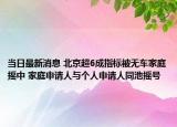 当日最新消息 北京超6成指标被无车家庭摇中 家庭申请人与个人申请人同池摇号