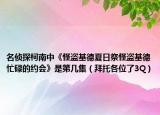 名侦探柯南中《怪盗基德夏日祭怪盗基德忙碌的约会》是第几集（拜托各位了3Q）