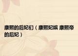 康熙的后妃们（康熙妃嫔 康熙帝的后妃）