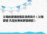 父母的爱情剧情及演员简介（父母爱情 孔笙执导家庭情感剧）