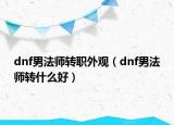 dnf男法师转职外观（dnf男法师转什么好）