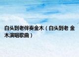 白头到老伴奏金木（白头到老 金木演唱歌曲）