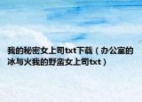 我的秘密女上司txt下载（办公室的冰与火我的野蛮女上司txt）