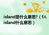 island是什么意思?（f.t.island什么意思）