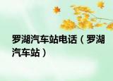 罗湖汽车站电话（罗湖汽车站）