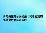 简笔菊花叶子简笔画（简笔画宠物小精灵之菊草叶优质）
