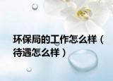 环保局的工作怎么样（待遇怎么样）