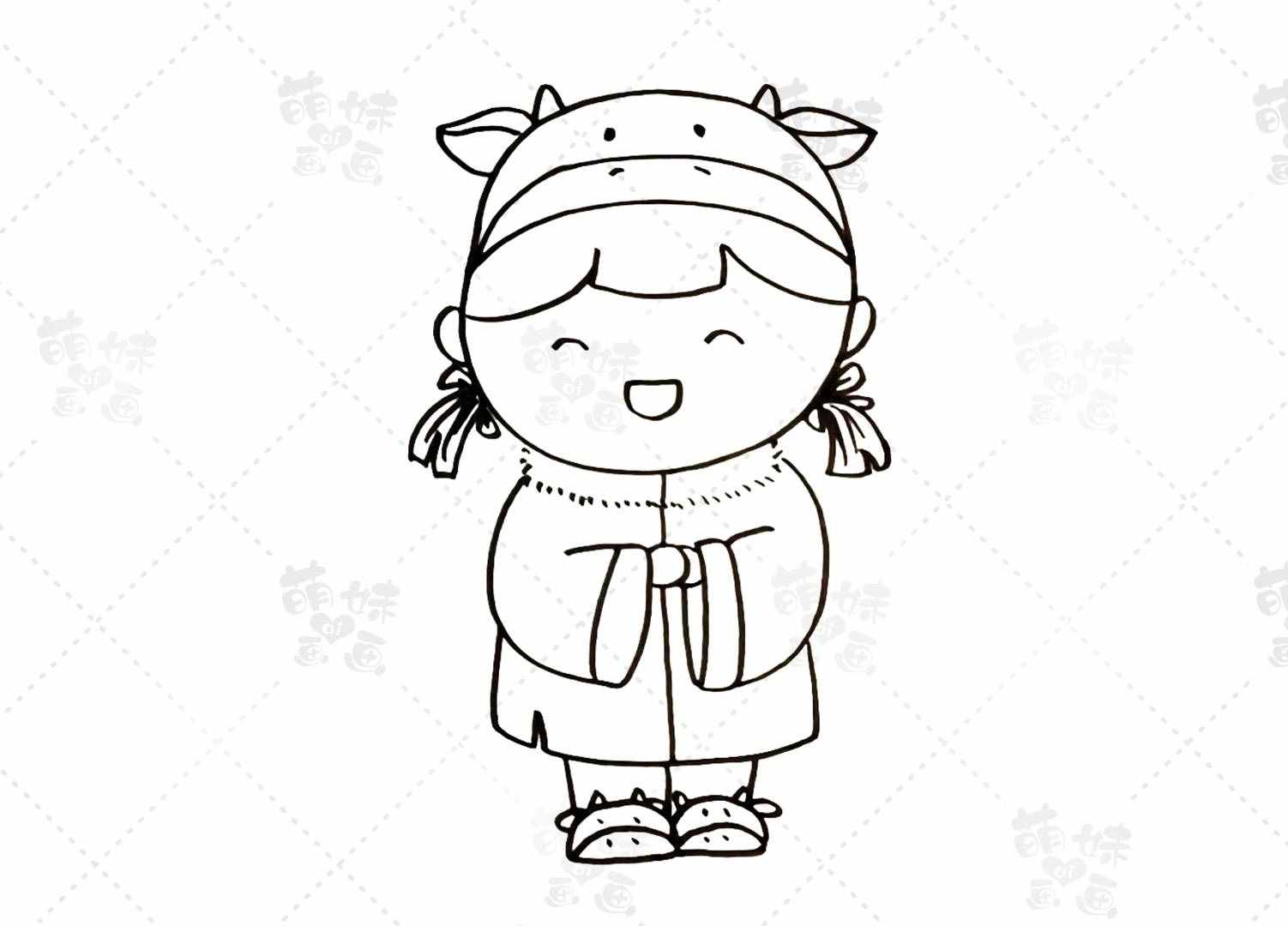 春节元素简笔画合集，简单又漂亮，家长可收藏备用